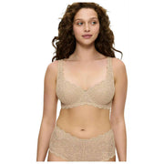 Triumph Amourette beugelbeha met kant, huidbeige