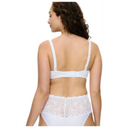 Triumph Amourette beugel-gewatteerde kanten bh - wit