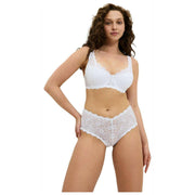 Triumph Amourette beugel-gewatteerde kanten bh - wit