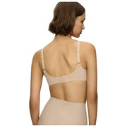 Triumph Doreen katoenen bh zonder beugel - huidbeige