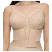 Triumph Doreen lange bh zonder beugel - huidbeige