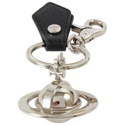 Vivienne Westwood 3D Orb-sleutelhanger - zwart/zilver