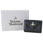 Vivienne Westwood Envelop Grain Billfold Portemonnee - Zwart