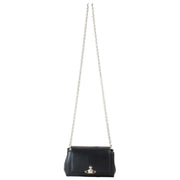 Vivienne Westwood Hazel Grain kleine handtas - Zwart