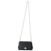 Vivienne Westwood Hazel Saffiano kleine handtas - zwart