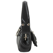 Vivienne Westwood Hazel Soepele lederen schatzakbedel/sleutelhanger - Zwart