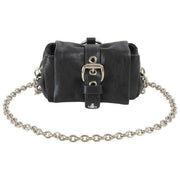 Vivienne Westwood Hazel Soepele lederen schatzakbedel/sleutelhanger - Zwart