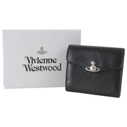 Vivienne Westwood Hunter Soepelleren Flap Portemonnee - Zwart