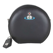 Vivienne Westwood Nappa Mini Round Crossbody Bag - Black