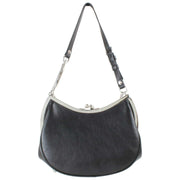 Vivienne Westwood Soepel leer Charm Frame Handtas Handtas - Zwart