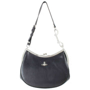 Vivienne Westwood Soepel leer Charm Frame Handtas Handtas - Zwart