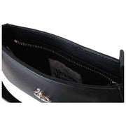 Vivienne Westwood Tasha Gladde Schouder Telefoontas - Zwart