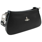 Vivienne Westwood Tasha Gladde Schouder Telefoontas - Zwart