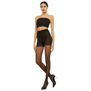 Wolford Individual Ultra Sheer 10 Denier Control Top-panty - Zwart