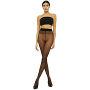 Wolford Satin Touch Sheer Shimmer 20 Denier Tights - Black