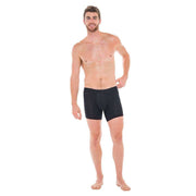 Comfyballs No Show Cotton Long Boxer - Black