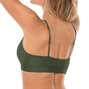 Comfyballs Wood Crop Bra - Olive Green