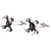 David Van Hagen Drone Cufflinks - Black/Silver