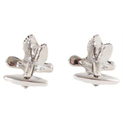 David Van Hagen Game Bird Cufflinks - Silver