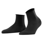 Falke Cotton Touch Short Socks - Black