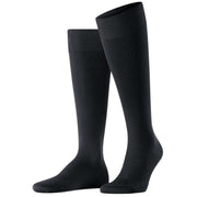 Falke Energizing Cotton Knee High Socks - Black