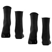 Falke Happy 2-Pack Socks - Black