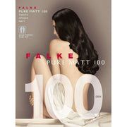 Falke Pure Matte 100 Den Tights - Barolo Burgundy