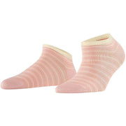 Falke Stripe Shimmer Sneaker Socks - Blossom Pink