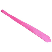 Knightsbridge Neckwear Plain Diagonal Ribbed Tie - Pink