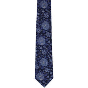 Michelsons of London Detailed Floral Silk Tie - Blue