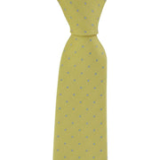 Michelsons of London Textured Dot Silk Tie - Yellow