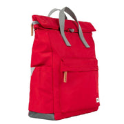 Roka Canfield B Large Sustainable Nylon Backpack - Cranberry Red