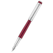 Waldmann Pens Grandeur Stainless Steel Nib Fountain Pen - Burgundy